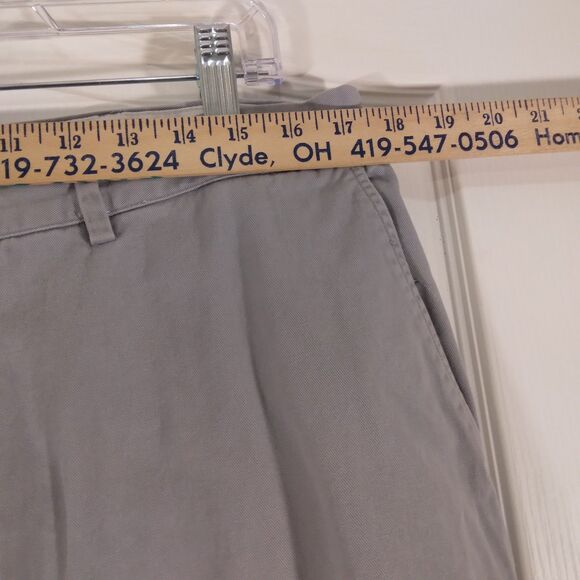 Polo Ralph Lauren pants mens 36x32 gray chino flat front cotton straight leg - Picture 3 of 9
